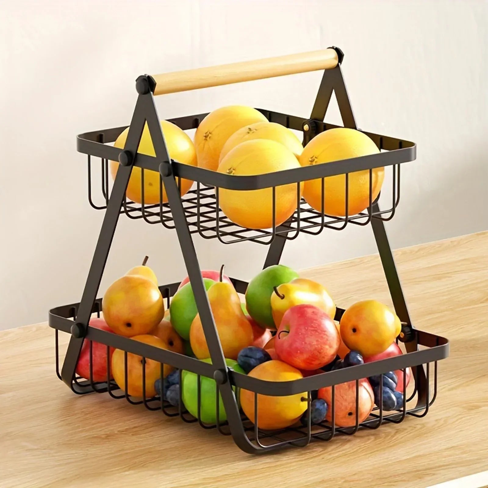 Praktischer Obstkorb aus hochwertigem Stahl für Ihre Küche