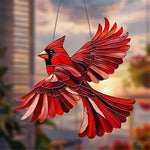 Farbenspiel Fensterdeko mit Kolibri-Motiv – Suncatcher