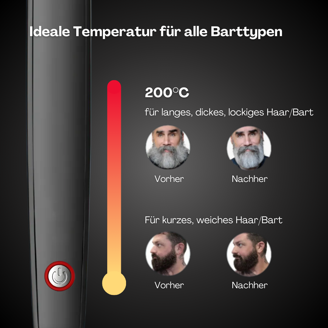 Elegant Beard Styler | Cordless Device for a Flawless Look