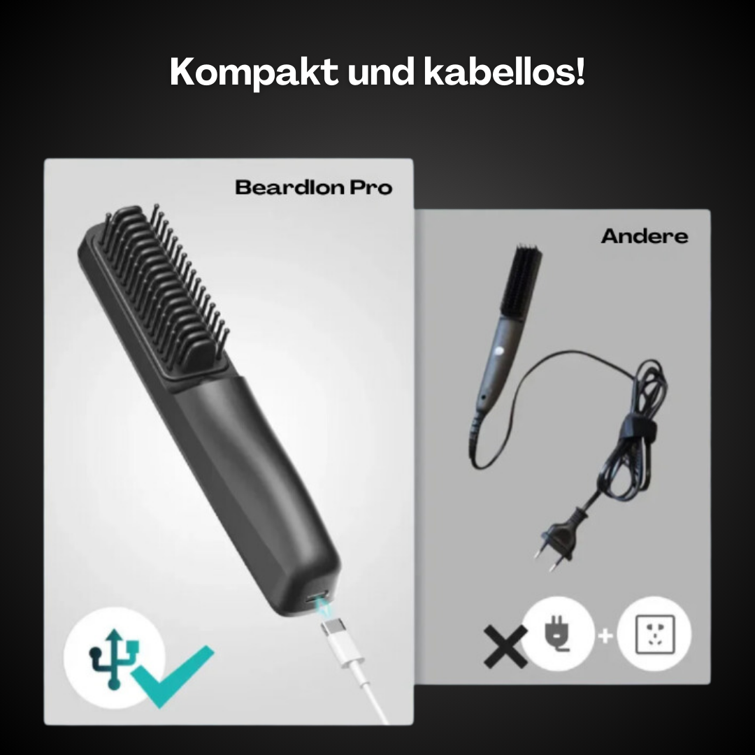 Elegant Beard Styler | Cordless Device for a Flawless Look