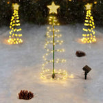 Lumosfera | Solarleuchte für den Weihnachtsbaum – Drahtlose LED Außenbeleuchtung mit Solarenergie