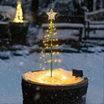 Lumosfera | Solarleuchte für den Weihnachtsbaum – Drahtlose LED Außenbeleuchtung mit Solarenergie
