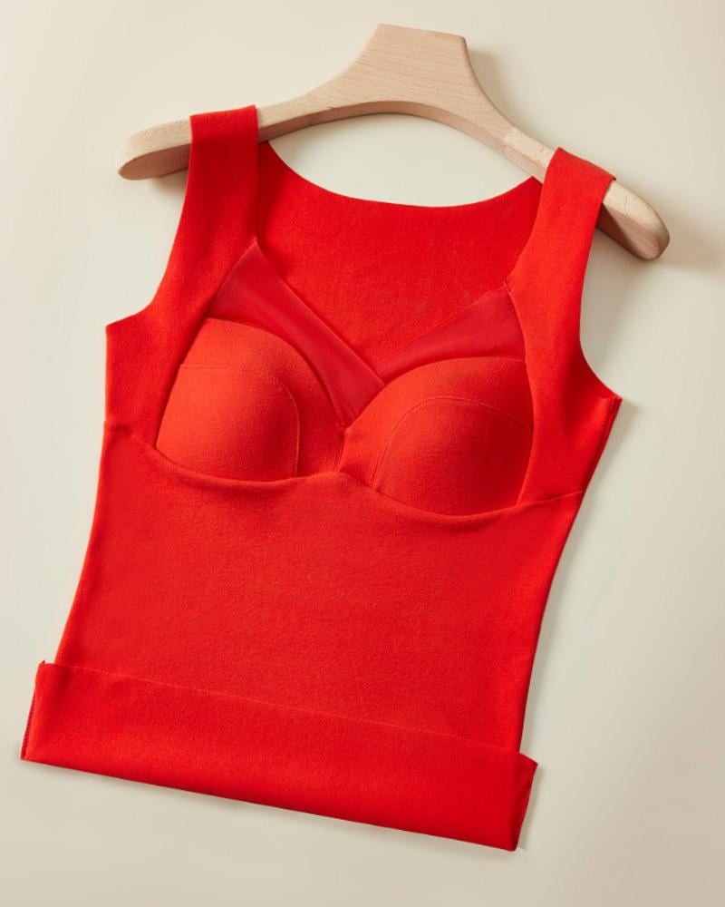 Bequemer Wärmeschutz | Gepolstertes Oberteil | Ohne BH | ComfortWear