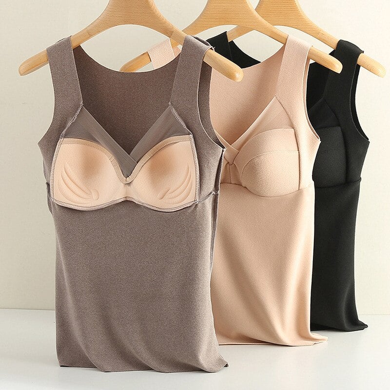 Bequemer Wärmeschutz | Gepolstertes Oberteil | Ohne BH | ComfortWear