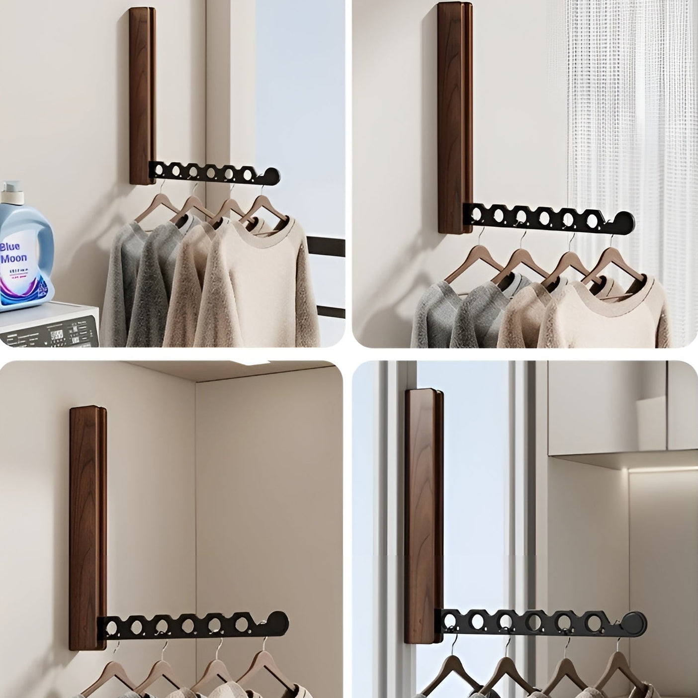 Smart Wooden Wall Shelf – Ideal Solution for Small Spaces