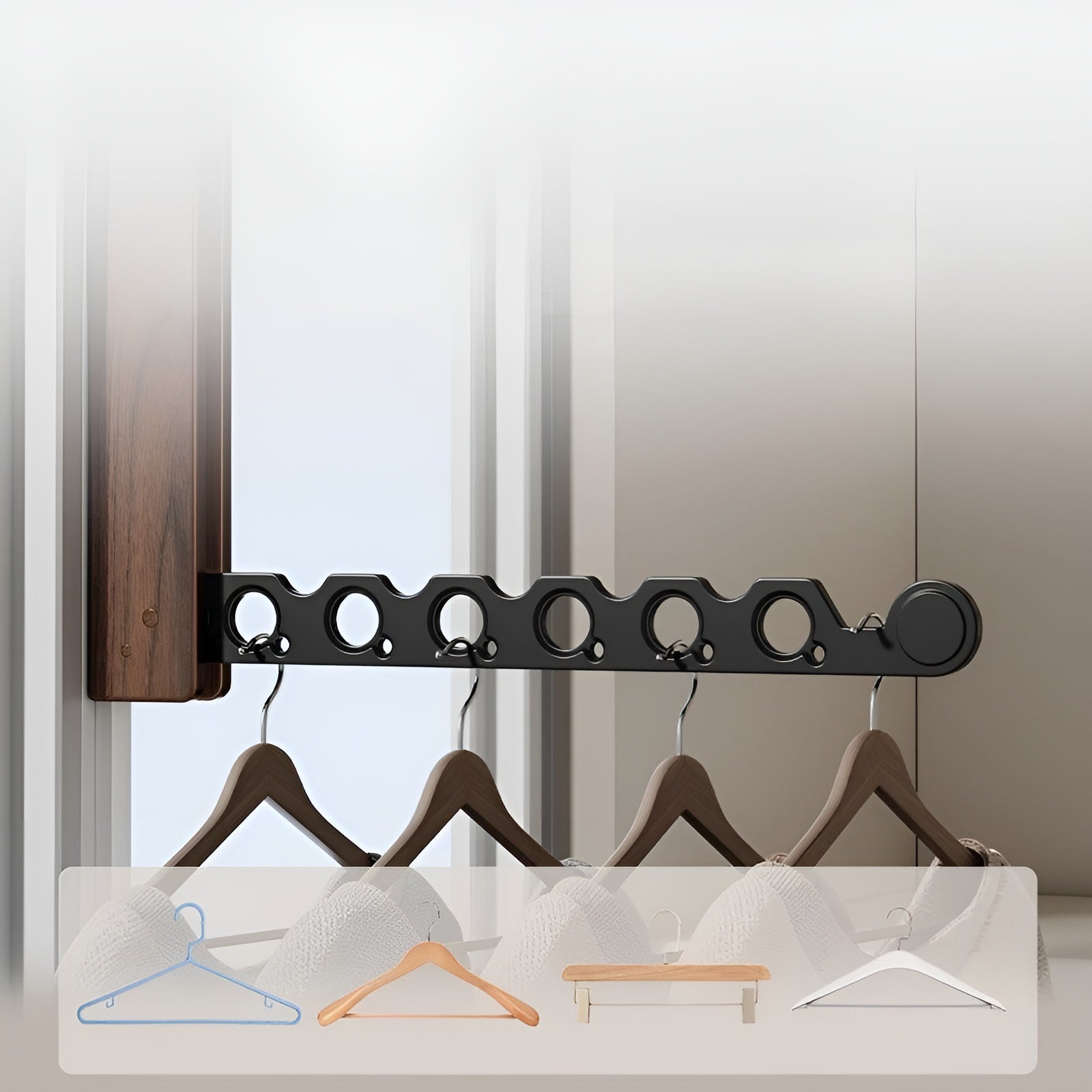 Smart Wooden Wall Shelf – Ideal Solution for Small Spaces