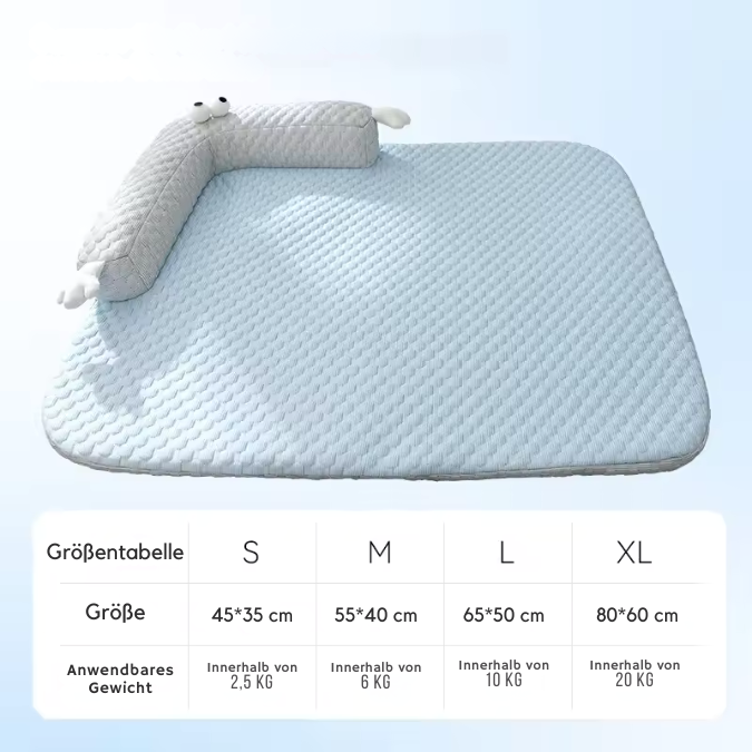 Kühlendes Haustierbett mit Nackenstütze von Voltyx