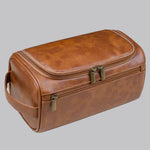 Elegante Reise-Kosmetiktasche aus hochwertigem Leder