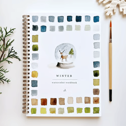 Kreatives Malbuch | Aquarell-Übungsbuch für Einsteiger