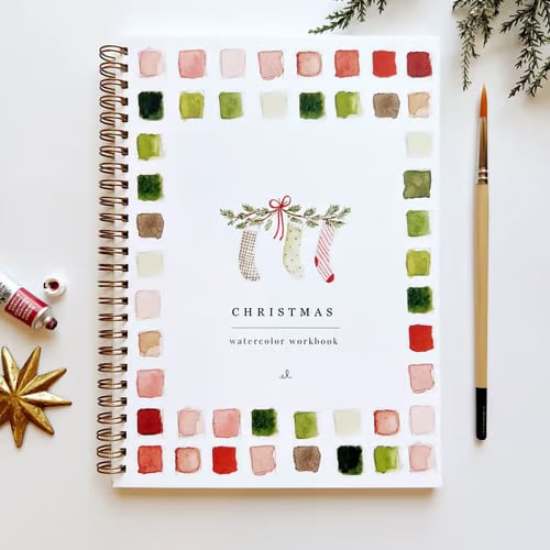 Kreatives Malbuch | Aquarell-Übungsbuch für Einsteiger
