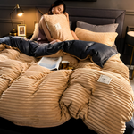 Warm flannel bedding for cozy winter nights
