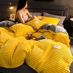 Warm flannel bedding for cozy winter nights