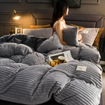 Warm flannel bedding for cozy winter nights