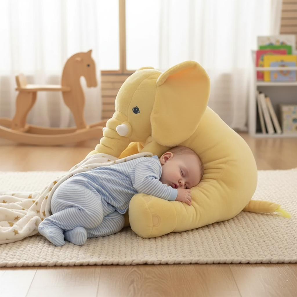 Sanftes Elefantenkissen für Kinder – Der perfekte Kuschelpartner