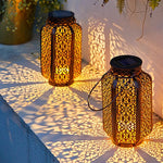 Solarbetriebene Retro-LED-Hängelampe