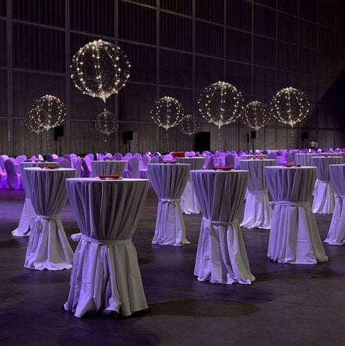 Leuchtende Ballons für Feste | Wiederverwendbare Dekoration | Sanftes Licht auf Knopfdruck | LuminaBalloons