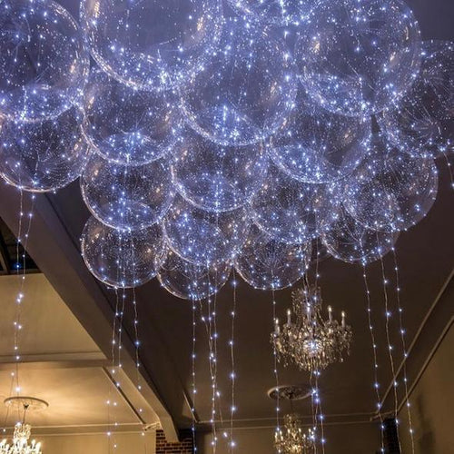 Leuchtende Ballons für Feste | Wiederverwendbare Dekoration | Sanftes Licht auf Knopfdruck | LuminaBalloons