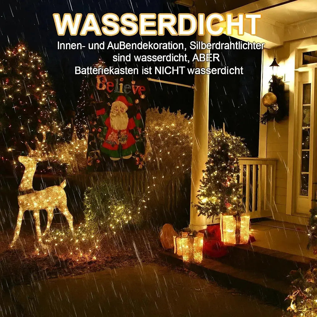 Stimmungsvolle LED Kupferdraht Lichterkette – 9 Meter