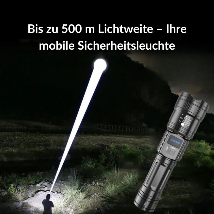 Hochleistungs-LED Taschenlampe | Wasserdicht & Helles Licht