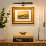 Drahtlose LED-Wandleuchte | Dimmbares Kunstlicht | Elegantes Metalldesign