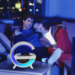 Intelligente LED-Weckerlampe mit Lautsprecher und kabellosem Ladegerät