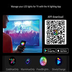 Smart LED Lichtleisten für Fernseher mit HDMI Synchronisationsbox