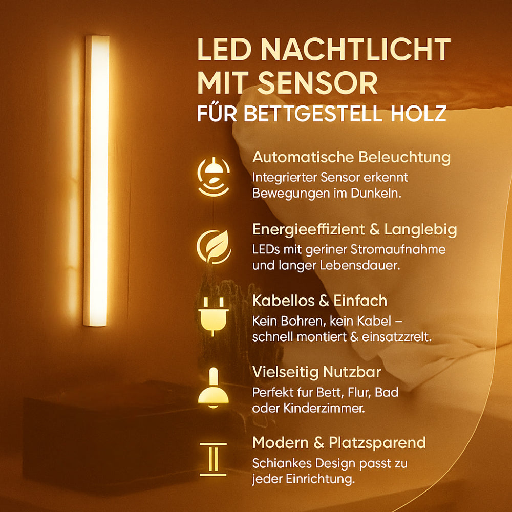 Intelligentes LED Nachtlicht mit Bewegungsmelder für Ihr Zuhause