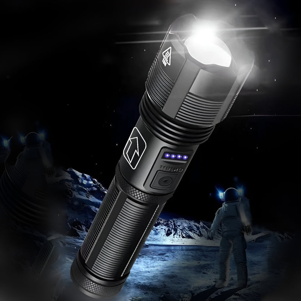 Wiederaufladbare Outdoor-Lampe mit Zoomfunktion für Abenteuer