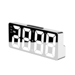 Kompakte LED-Wecker mit Temperaturanzeige und Dimmfunktion