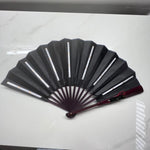 Foldable LED Dance Fan with Lighting Effects for Parties