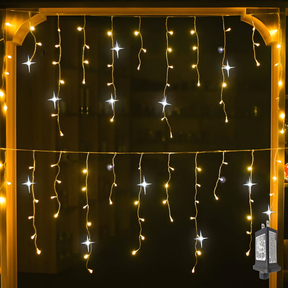 Wasserdichter LED Lichtervorhang für den Außenbereich