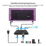 Smart LED Lichtleisten für Fernseher mit HDMI Synchronisationsbox