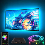 Smart LED Lichtleisten für Fernseher mit HDMI Synchronisationsbox