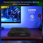 Smart LED Lichtleisten für Fernseher mit HDMI Synchronisationsbox
