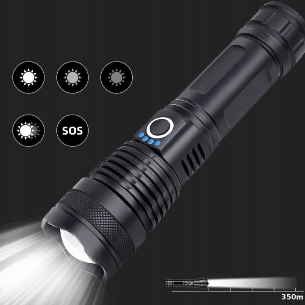 Superhelle LED-Taschenlampe für Outdoor-Abenteuer