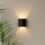 Moderne LED Wandleuchte aus Aluminium für Innen und Außen