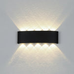 Moderne LED Wandleuchte aus Aluminium für Innen und Außen