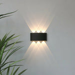 Moderne LED Wandleuchte aus Aluminium für Innen und Außen