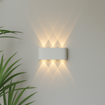 Moderne LED Wandleuchte aus Aluminium für Innen und Außen