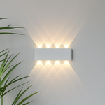 Moderne LED Wandleuchte aus Aluminium für Innen und Außen