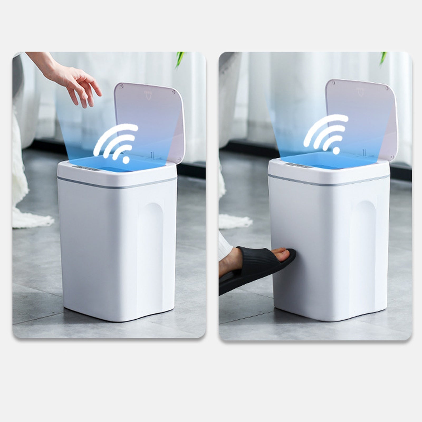 16L Hygienischer Sensor-Müllbehälter für mühelose Entsorgung
