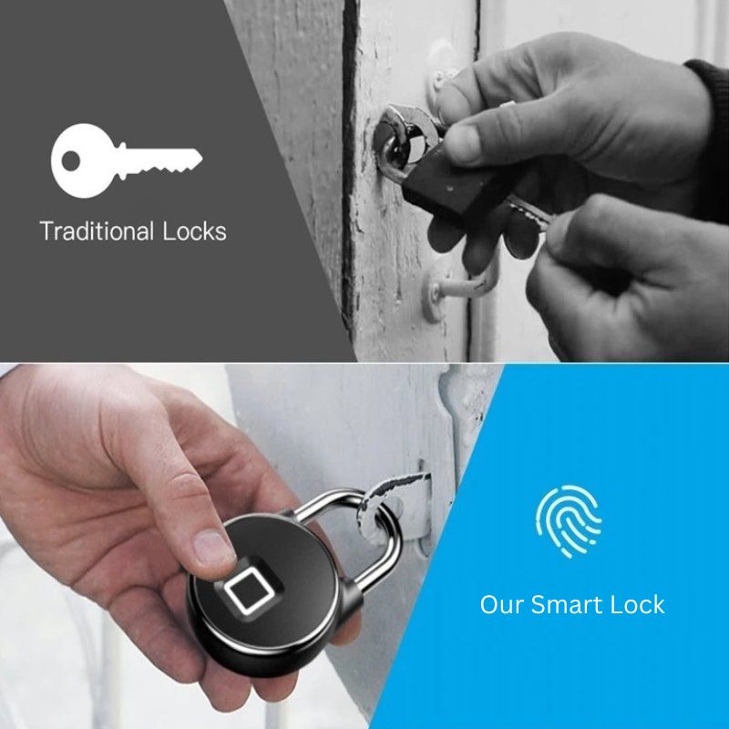 Intelligentes Fingerabdruckschloss mit Bluetooth-Zugang