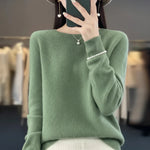 Eleganter Kaschmirpullover für Damen – Rundhals und Warm