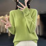 Eleganter Kaschmirpullover für Damen – Rundhals und Warm