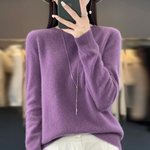 Eleganter Kaschmirpullover für Damen – Rundhals und Warm