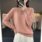 Eleganter Kaschmirpullover für Damen – Rundhals und Warm