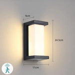 Laguna - LED Outdoor Wall Light with Motion Sensor
