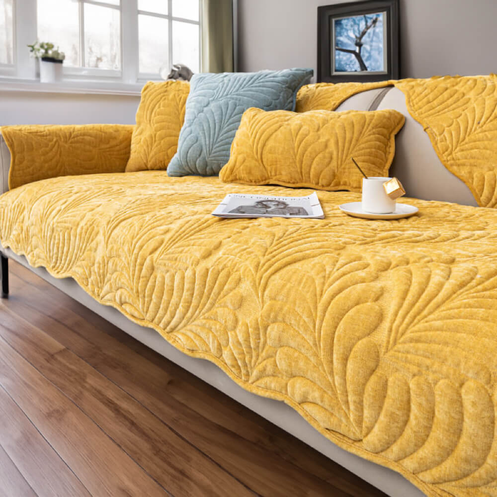 Elegante Baumwollmatte für Sofaschutz 70x210 | CozyGuard