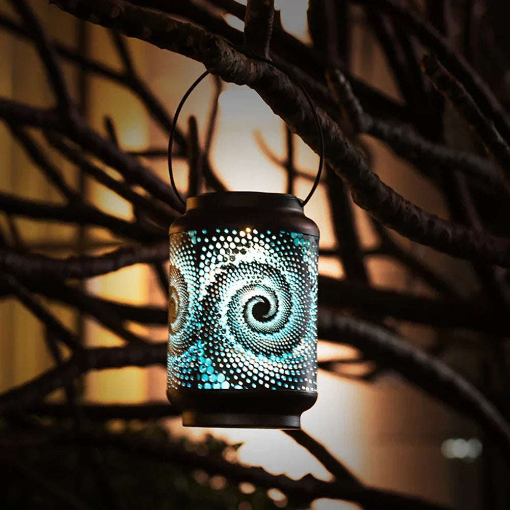 Farbenfrohe 3D-Solarlichter für Ihren Garten