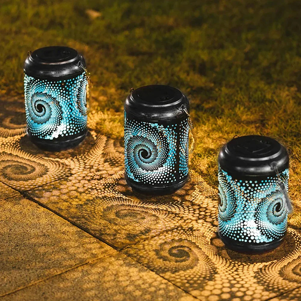 Vibrant Solar Reptile Lights for Your Garden